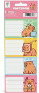 Capybara zelfklevende schooletiketten - set van 16 stuks