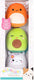 Jazwares micromallows - 3 pack plush squishmallows (mireya, roah, nico) 6cm