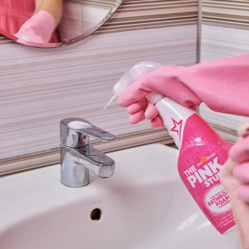 Load image into Gallery viewer, Overige merken the pink stuff bathroom foam cleaner spray 750 ml

