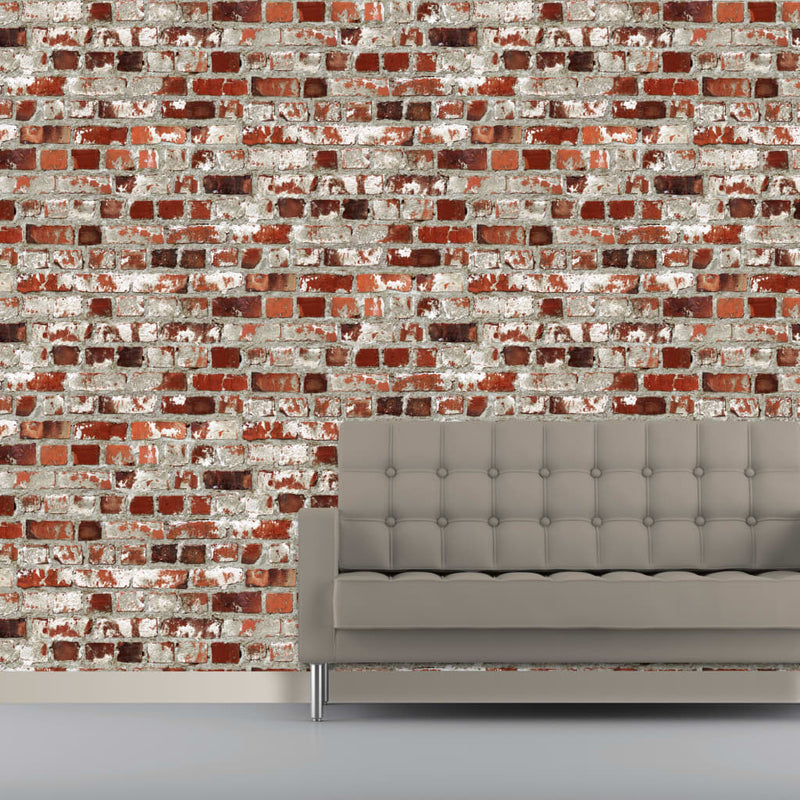 Load image into Gallery viewer, Dutch wallcoverings behang brick rood
