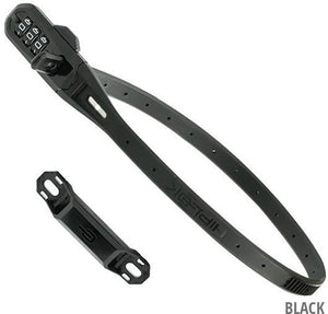 Hiplok z lok combo cable tie lock with steel core and combination lock