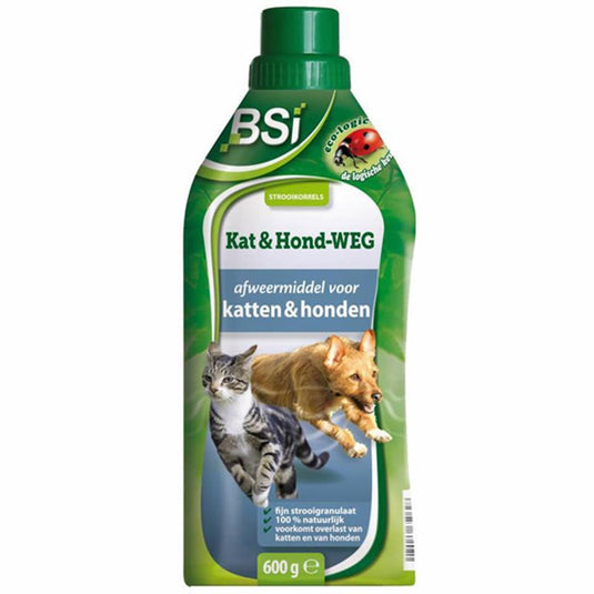 Bsi kat hond-weg strooikorrels 600gr.