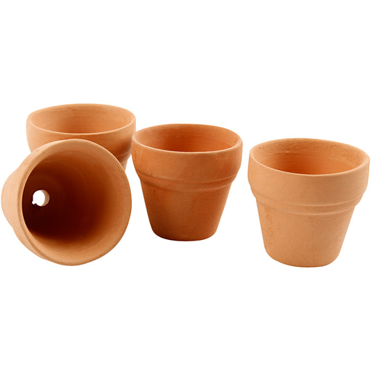 Creativ company bloempot, d: 3,4 cm, h: 3,1 cm, 48 stuks
