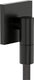 Hansgrohe fixfit fine e muuraansluitbocht zonder terugslagklep brushed black chrome