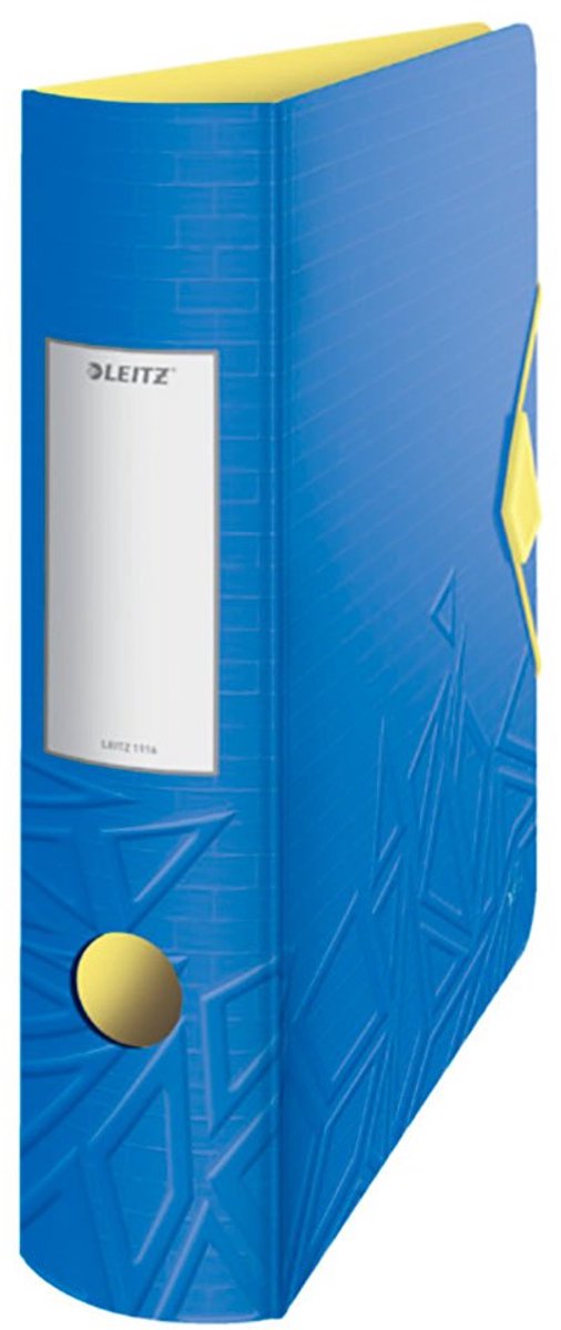 Leitz 180° active urban chic pp ordner voor 500 vel - map voor a4 documenten - rugbreedte van 82 mm - blauw