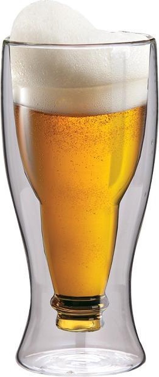 Maxxo bierglas xl dubbelwandig -