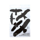 Bsi vogel afweerstickers 5 stuks 14-27cm