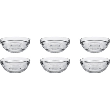 Duralex schaal lys stapelbaar rond hardglas 125ml 9cm 6 stuks