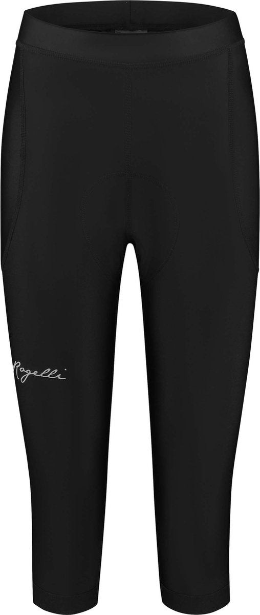 Rogelli core driekwart fietsbroek dames - zwart - xl