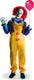 Vegaoo deluxe terror it™ clown kostuum voor volwassenen - verkleedkleding - m l