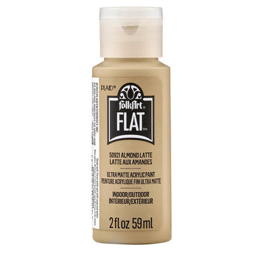 Folkart • flat ultra matte acrylic paint almond latte 59ml