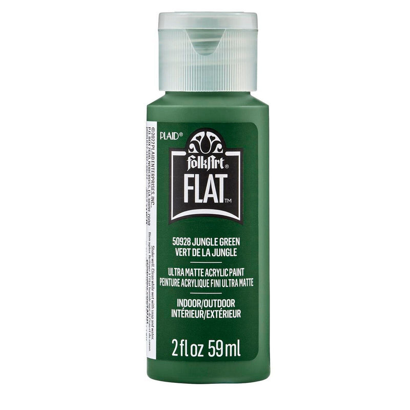 Load image into Gallery viewer, Folkart • flat ultra matte acrylic paint jungle green 59ml
