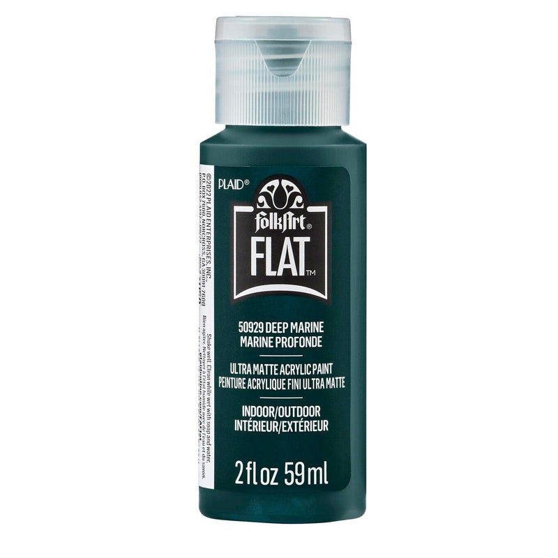 Load image into Gallery viewer, Folkart • flat ultra matte acrylic paint deep marine 59ml
