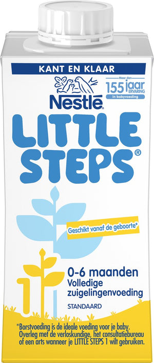Little steps® nestlé little steps 1 - 0-6 maanden - volledige zuigelingenvoeding - kant en klaar - 12x200ml