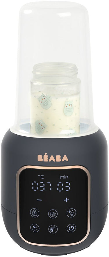 Béaba multi milk flessenwarmer - 5-in-1 - sterilisator opwarmer - touchscreen - grijs