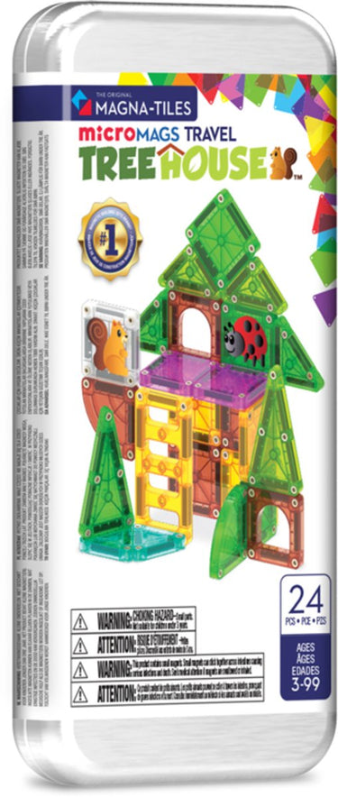 Magna-tiles | micro mags travel set treehouse 24pcs