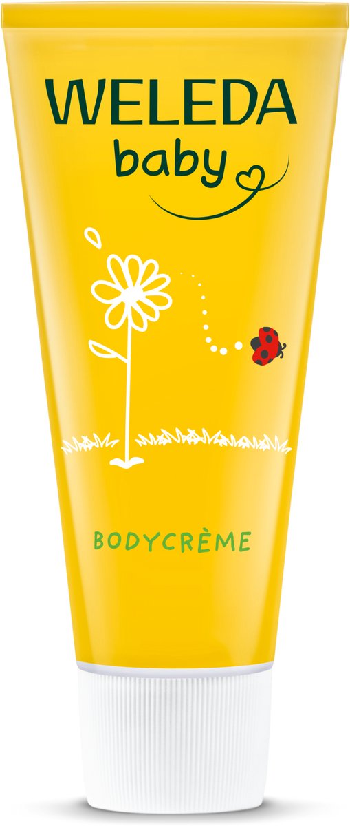 Weleda baby bodycrème - calendula kamille - voedt intensief en beschermt de babyhuid - 100% natuurlijke ingrediënten - 75ml