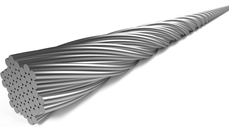 Load image into Gallery viewer, Elvedes schakel binnenkabel 2250 mm 7 x 7 draads rvs ø1,1 mm met n-nippel ø4,5 × 4,5 (doos à 50 stuks) - zilver
