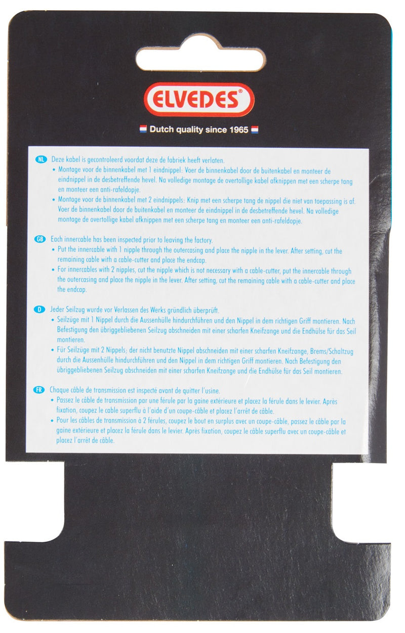 Load image into Gallery viewer, Elvedes schakel binnenk 2250mm RVS N-nip. 6472RVS-SHIM-49-SL
