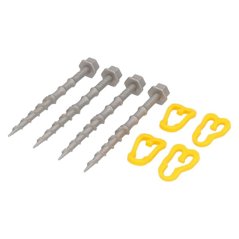Afbeelding laden in galerijviewer, Alu-camp schroefharingen 15cm (set van 4)
