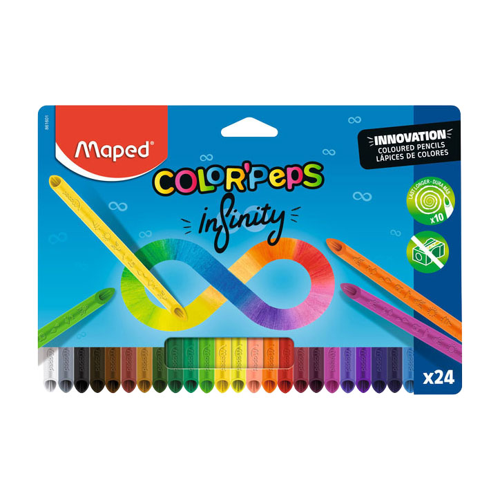 Load image into Gallery viewer, Maped office kleurpotlood maped color peps infinity set 24 kleuren
