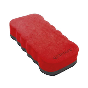 Quantore whiteboardwisser magnetisch rood