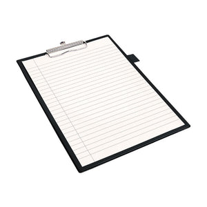 Quantore klembord a4 zwart met 100mm klem + penlus