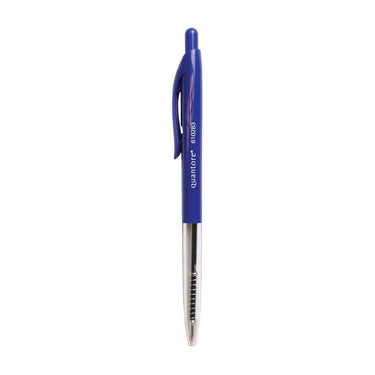Quantore balpen drukknop blauw medium