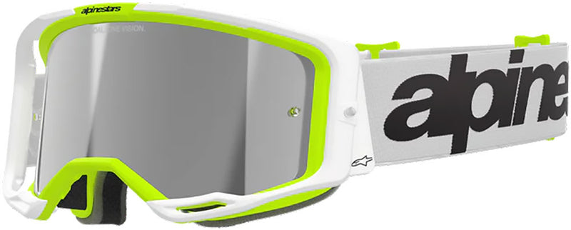Load image into Gallery viewer, Alpinestars vision 8 wordmark (mirror silver) - mtb goggle
