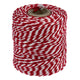Quantore touw katoen 45meter 50gr rood wit