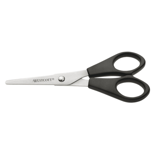 Westcott schaar buro 130mm rvs met kunststof grip