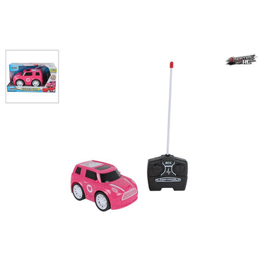 Roadstar rc auto 27mhz roze 13,5cm