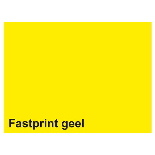 Quantore kopieerpapier fastprint a4 80gr geel 100vel