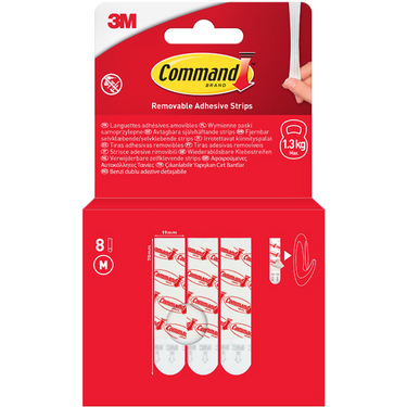 3m 1075985 - command kleefstrips s 8st verwijderbaar | 12 stuks