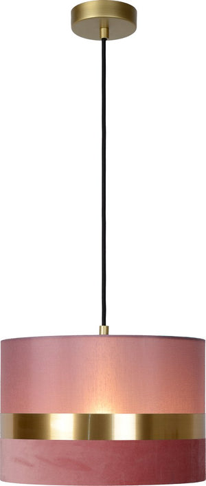Lucide extravaganza tusse - hanglamp - ø 30 cm - 1xe27 - roze