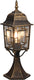 Trio volturno - paalverlichting - antieke roest - excl. 1x e27 4 w - zwenkbaar - indirecte verlichting - niet dimbaar - buitenverlichting - ip44