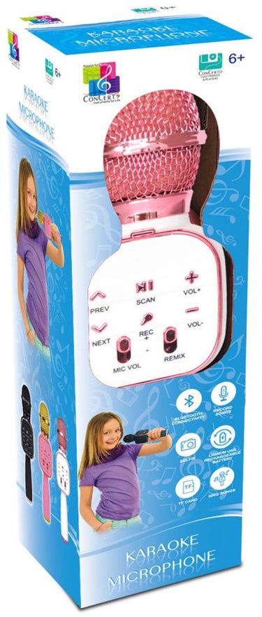 Amuuso karaoke microphone-pink.