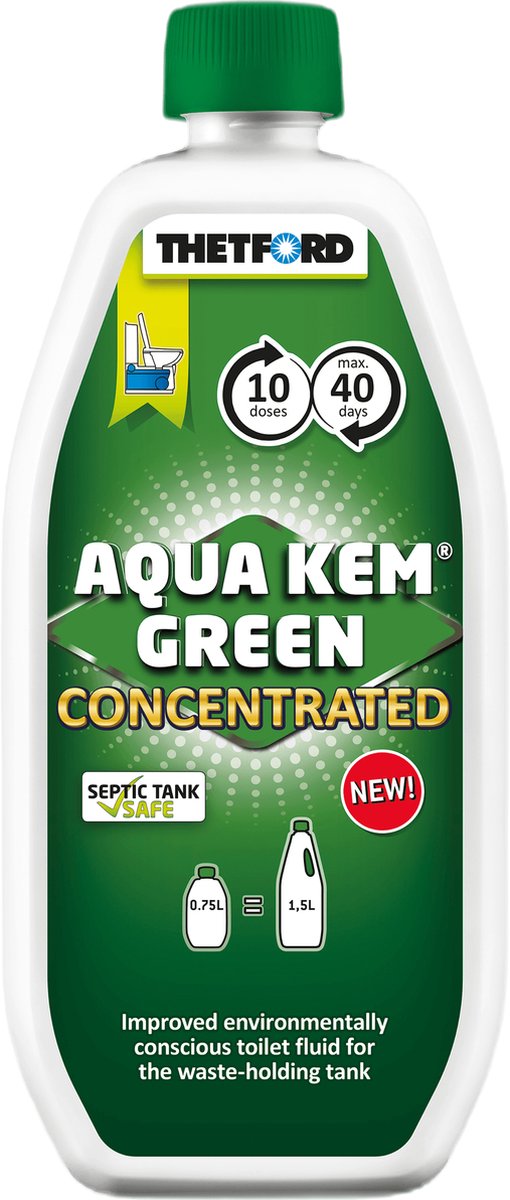 Thetford aqua kem green - concentrated - 0,75l