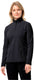 Jack wolfskin taunus fleece met halve rits zwart m vrouw