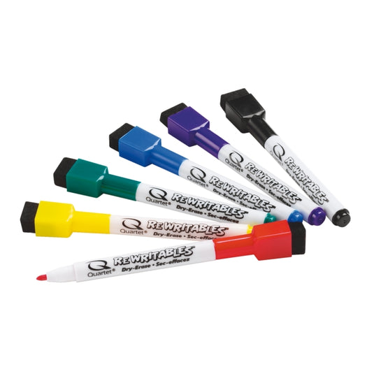 Nobo whiteboardstift quartet kleur, 6st.