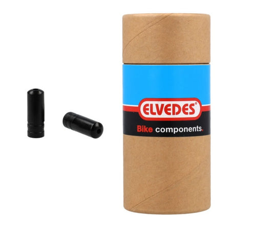 Elvedes endhülse end caps pvc 5,0mm 100 pieces black
