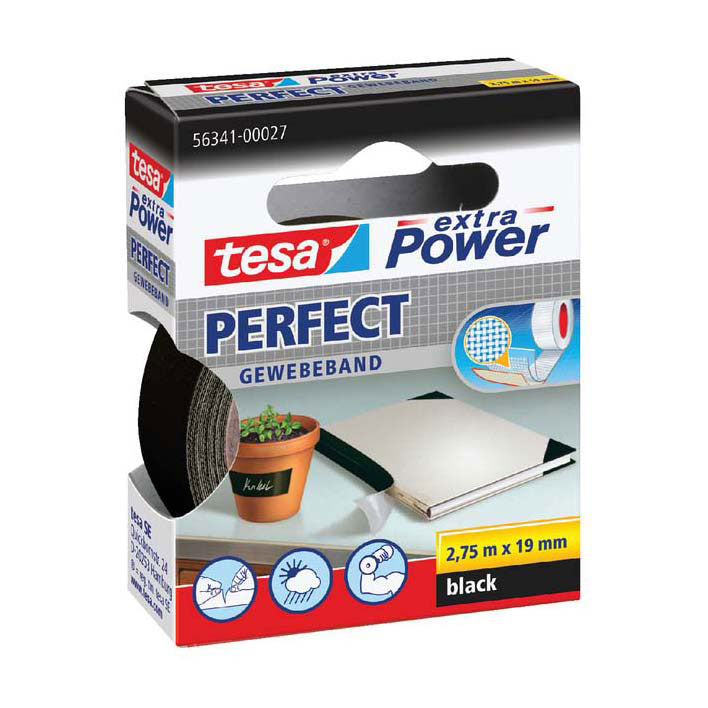 Load image into Gallery viewer, Tesa textieltape extra power perfect zwart
