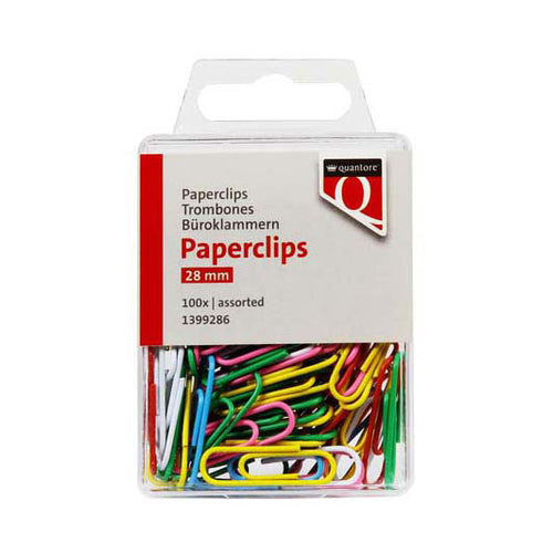 Quantore paperclip 28mm, 100st.