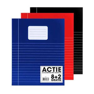 Quantore schrift soho basic a5 lijn 80 pagina's 8+2
