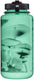 Nalgene - wide-mouth 1000ml glow black mushrooms sustain nieuw