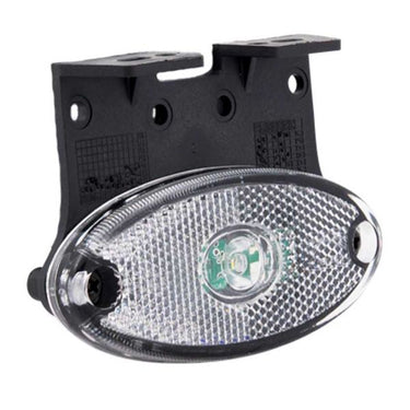 Breedtelamp pendellamp wit + hoeksteun led