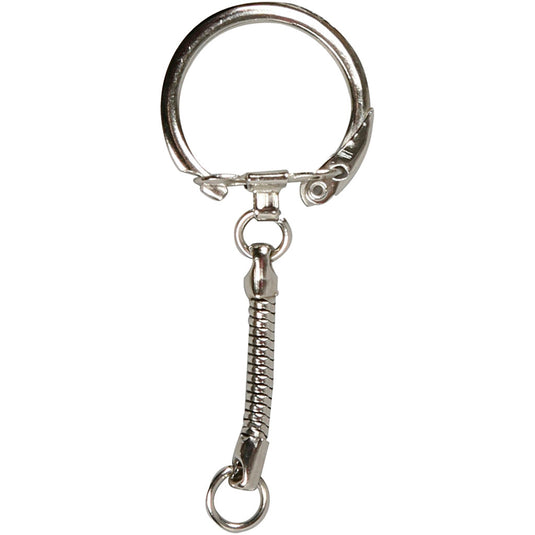 Creativ company http: www.cchobby.nl sleutelhanger-met-ketting-l-6-cm-d-2-3-cm-25-stuk-1-doos
