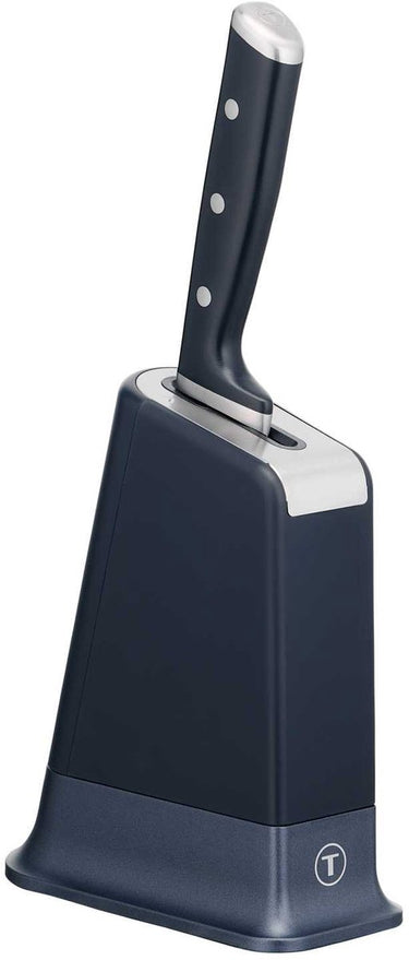 Tefal eversharp k297s244 - koksmes 20 cm - messenblok met geïntegreerde slijper - zelfslijpend - rvs