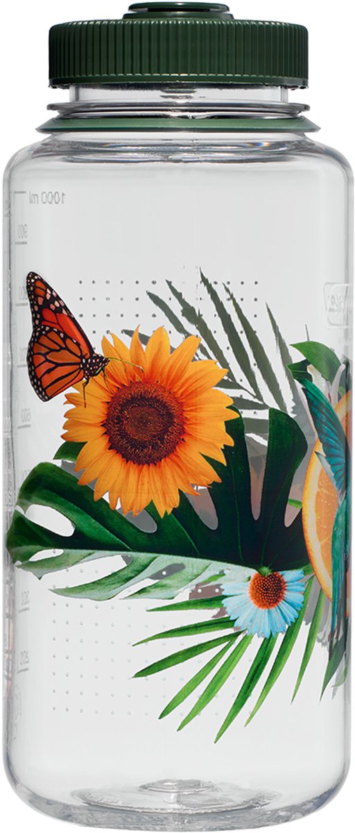 Nalgene - wide-mouth bottle - drinkfles - waterfles - 1000ml - citrus hummingbird - sustain - bpa free