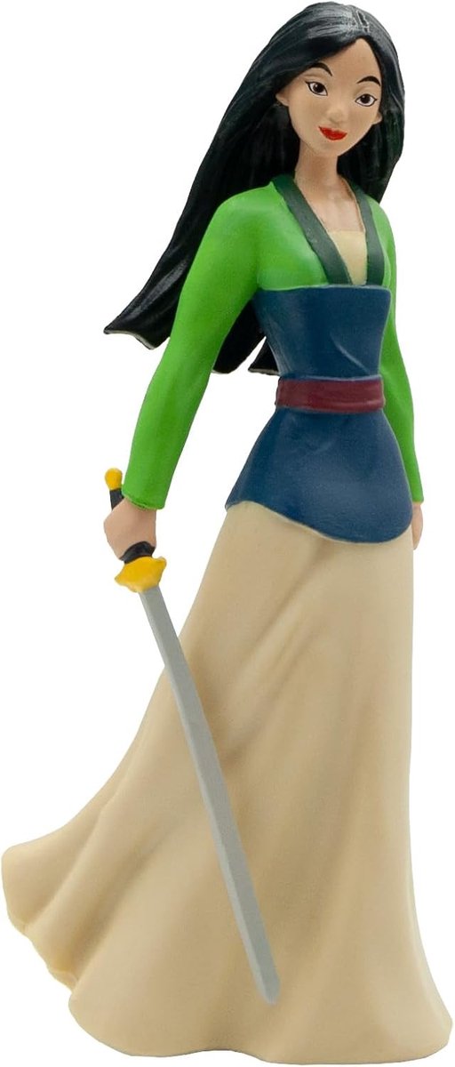 Bullyland 11356 – speelfiguur en verzamelfiguur mulan, ca. 10 cm – levensecht en detailrijk vormgegeven – ideaal als taartfiguur en klein cadeautje voor kinderen vanaf 3 jaar.